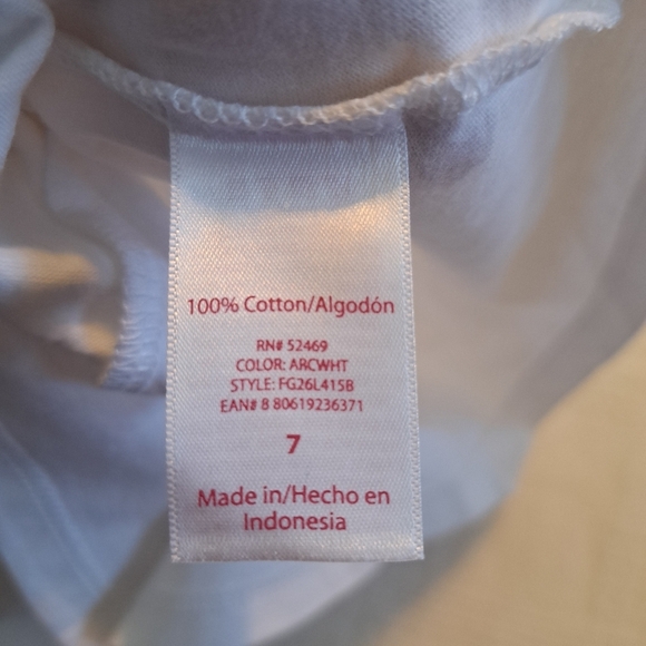 Faded Glory girls size 7 sparkly pink whale tank top, NEW - Picture 5 of 5